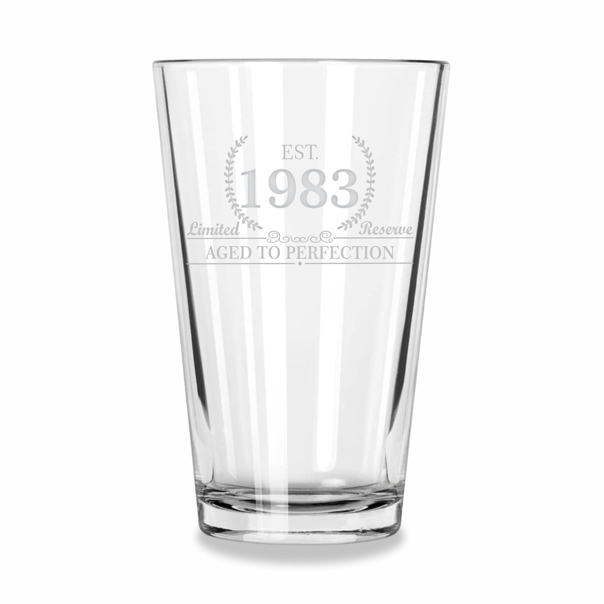 Well Aged | Personalized 16oz Pint Glass